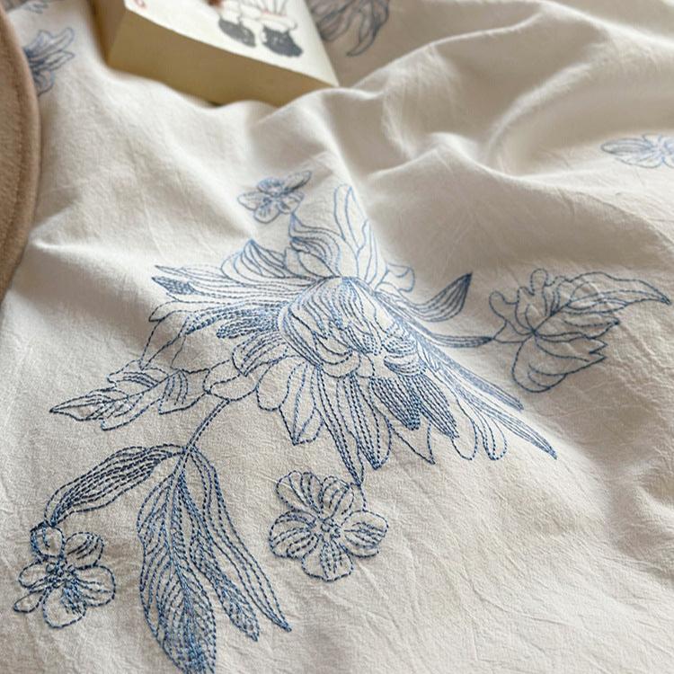 Blue Lotus Bedding Set - FINAL SALE