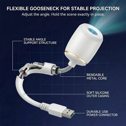 Bcessv® 🎇🎇 HD Smart Dynamic 5D Holographic Night Light Projector