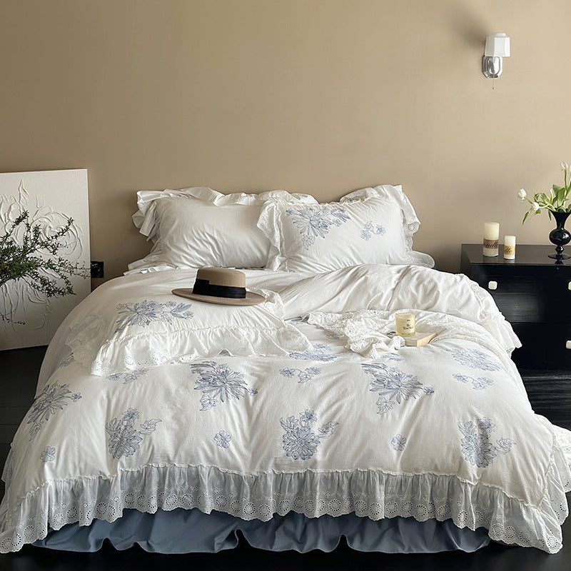 Blue Lotus Bedding Set - FINAL SALE