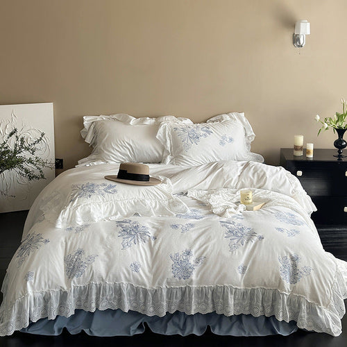 Blue Lotus Bedding Set - FINAL SALE