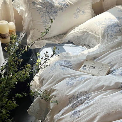 Blue Lotus Bedding Set - FINAL SALE