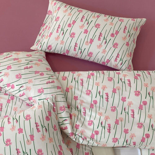 Pink Poppy Bedding Set - FINAN SALE